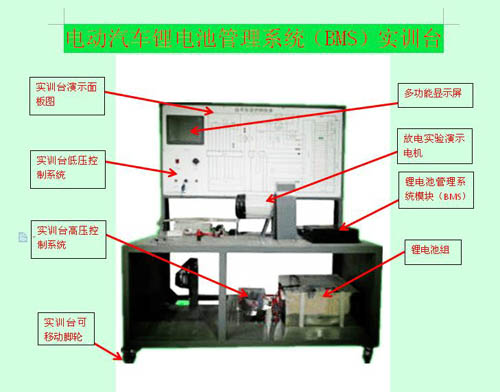 動(dòng)力電池管理系統(tǒng)(BMS)實(shí)訓(xùn)臺(tái)